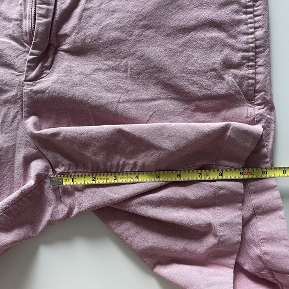 Chaps Men's Size 38 Stretch Red Maroon Chino Shorts Pockets Cotton - Picture 6 of 7